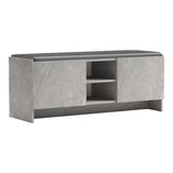 Pantofar cu banca Zulla, 110x37x43 cm - Bej-Gri-Negru