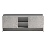 Pantofar cu banca Zulla, 110x37x43 cm - Bej-Gri-Negru