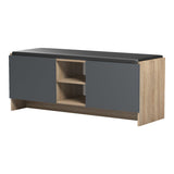 Pantofar cu banca Zulla, 110x37x43 cm - Sonoma-Antracit