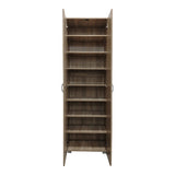 Dulap pantofi cu functie organizare Racka, Lemn, Diverse culori, 58x34x186 cm - Stejar