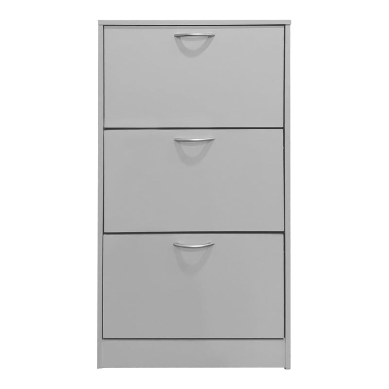 Pantofar Savaz, Lemn, 60x24x114 cm - Pantofar cu functie de organizare Savaz, Lemn, Alb, 60x24x114 cm, perspectiva suplimentara