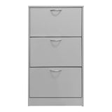 Pantofar Savaz, Lemn, 60x24x114 cm - Pantofar cu functie de organizare Savaz, Lemn, Alb, 60x24x114 cm, perspectiva suplimentara