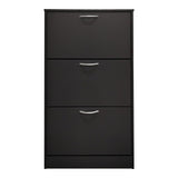 Pantofar cu rafturi Savaz, metal și lemn, Antracit, 60x24x114 cm
