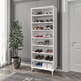 Pantofar Dante, Alb, 37x190x70 cm