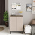 Pantofar Hol cu 2 usi si 3 Rafturi, Maro, 60 x 86 x 36 cm