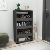 Pantofar Nasem Large, 4 Compartimente, 45x82x28 cm - Gri