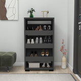 Pantofar Nasem Large, 4 Compartimente, 45x82x28 cm - Gri