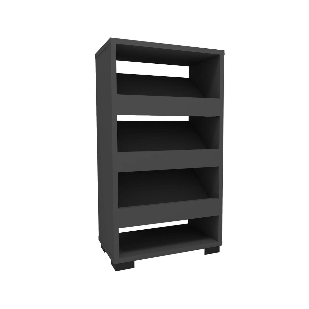 Pantofar Nasem Large, 4 Compartimente, 45x82x28 cm - Gri