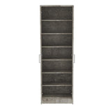 Pantofar Sante, sonoma - maro - nuc - alb - antracit, 60x37x183 cm - Antracit