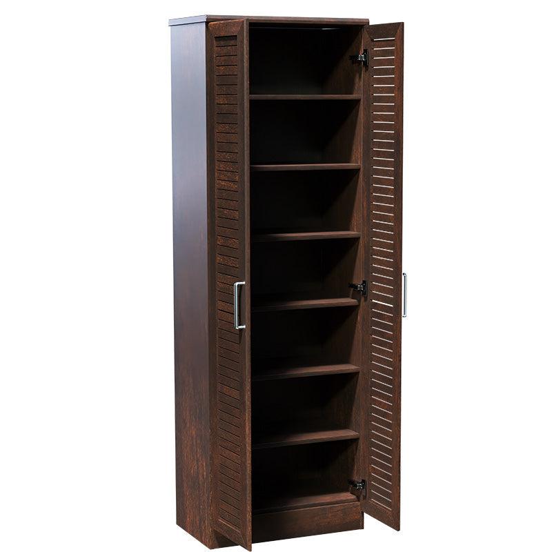 Pantofar Sante, sonoma - maro - nuc - alb - antracit, 60x37x183 cm - Maro