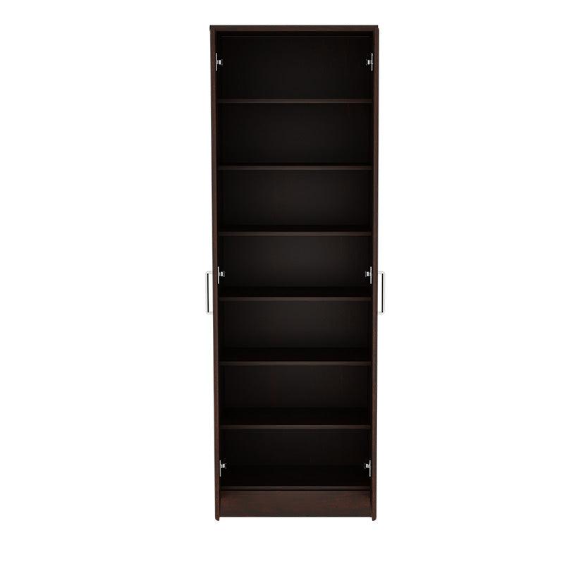 Pantofar Sante, sonoma - maro - nuc - alb - antracit, 60x37x183 cm - Maro