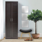 Pantofar Sante, sonoma - maro - nuc - alb - antracit, 60x37x183 cm - Pantofar Sante, sonoma - maro - nuc - alb - antracit, 60x37x183 cm