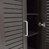 Pantofar Sante, sonoma - maro - nuc - alb - antracit, 60x37x183 cm - Nuc