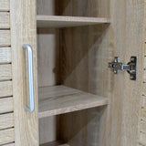 Pantofar Sante, sonoma - maro - nuc - alb - antracit, 60x37x183 cm - Sonoma