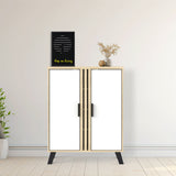 Pantofar Shoby, 71x30x91 cm - Alb-Sonoma