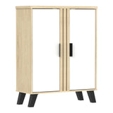 Pantofar Shoby, 71x30x91 cm - Alb-Sonoma