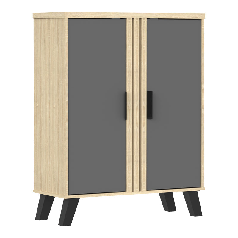 Pantofar Shoby, 71x30x91 cm - Antracit-Sonoma
