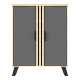 Pantofar Shoby, 71x30x91 cm - Antracit-Sonoma