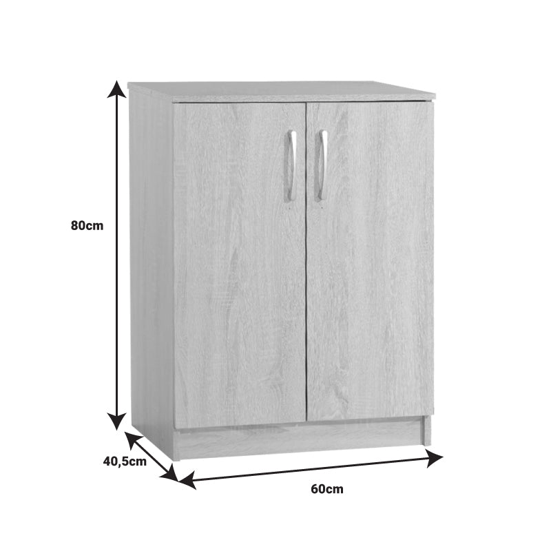 Dulap pantofi Shordo, 60x40x80 cm - Natur