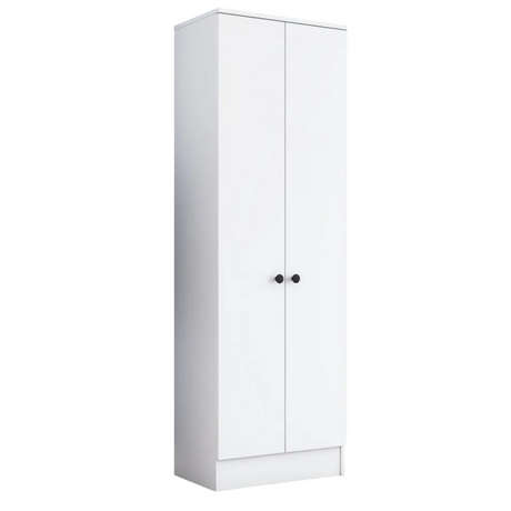 Pantofar Vivre cu 6 rafturi, Alb, 60x183x38 cm