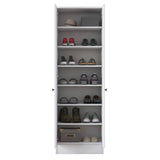 Pantofar Vivre cu 6 rafturi, Alb, 60x183x38 cm - Alb