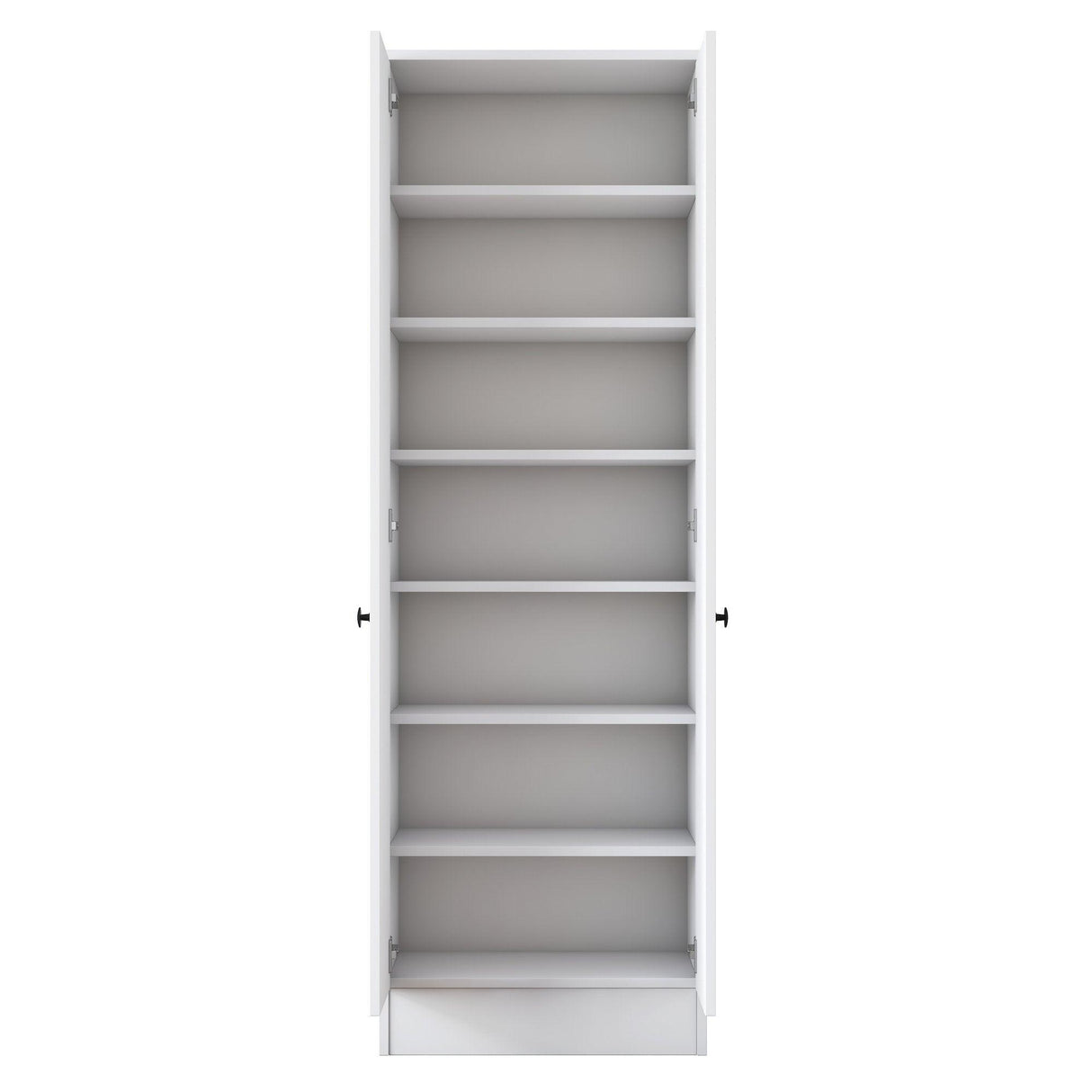 Pantofar Vivre cu 6 rafturi, Alb, 60x183x38 cm - Alb