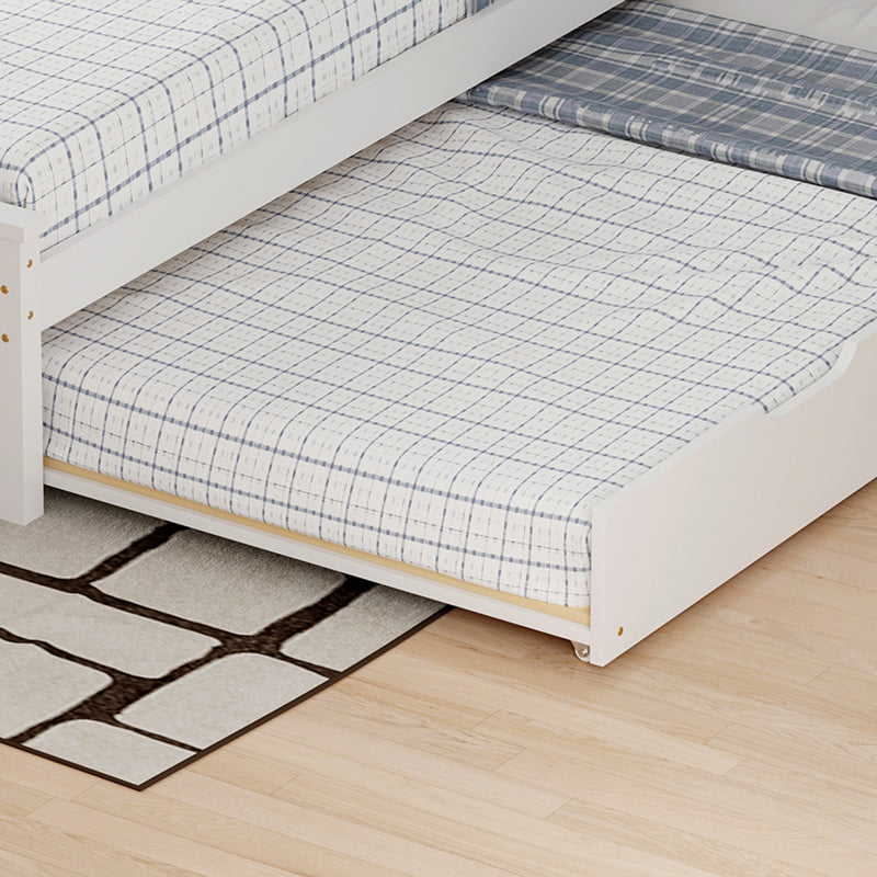 Pat Bed Benia, Placaj, 90x190 cm - Alb