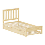 Pat Bed Benia, Placaj, 90x190 cm - Natural