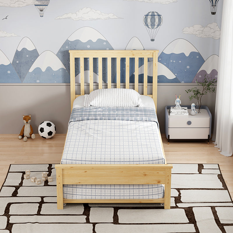 Pat Bed Benia, Placaj, 90x190 cm - Natural