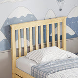 Pat Bed Benia, Placaj, 90x190 cm - Natural