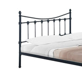 Pat Beowulf metal, Negru - Alb, 150x200x102 cm - Negru