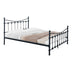Pat Beowulf metal, Alb - Negru, 140x190x102 cm - 285-000017