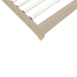 Pat confortabil cu funcție modernă Nevil, Stil Contemporan, Material Textil Lemn, ECRU - NATURAL, 90x190 cm