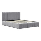 Pat cu spatiu de depozitare Snuggle, Catifea, Antracit - Gri, 160x200 cm - Gri