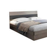 Pat de depozitare single Daizy, Gri nuc deschis, 120x200 cm