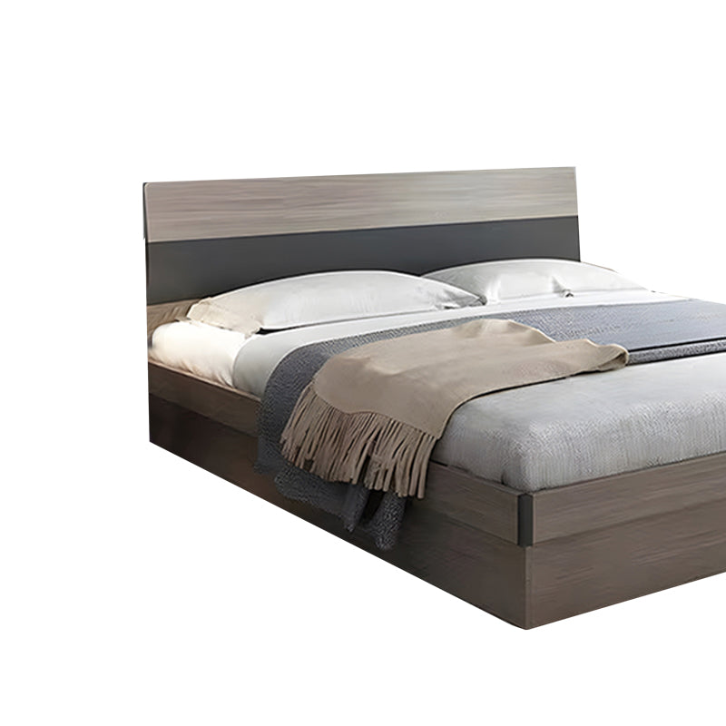 Pat de depozitare single Daizy, Gri nuc deschis, 120x200 cm, perspectiva suplimentara