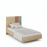 Pat de o persoană TKR-910-FX-2 Home Collection® Tiffany, Multicolor, 107x110x205 cm
