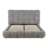 Pat dublu Abena, cu depozitare, bouclé, Diverse culori, 160x200 cm - Gri | SKU: 279-000030 | Pat dublu Abena, cu depozitare, bouclé, 160x200 cm, varianta Gri, produs pentru amenajarea locuinței, disponibil online în România la CasaMob