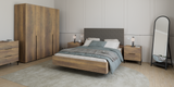 Pat dublu KRY-1616-DD-3 Home Collection® Oryana, 171x120x206 cm - Nuc | SKU: KRY-1616-DD-3, KRY-1616-OO-3, KRY-1716-FF-3, KRY-1716-OO-3