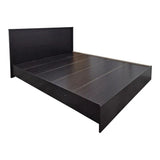 Pat dublu Athos-Nemesis, Alb - Wenge, 160x200 cm - Wenge