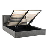 Pat dublu Dorma, cu depozitare, Diverse culori, 160x200 cm - Antracit | SKU: 279-000024 | Pat dublu Dorma, cu depozitare, 160x200 cm, varianta Antracit, produs pentru amenajarea locuinței, disponibil online în România la CasaMob