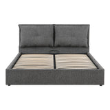 Pat dublu Dorma, cu depozitare, Diverse culori, 160x200 cm - Antracit | SKU: 279-000024 | Pat dublu Dorma, cu depozitare, 160x200 cm, varianta Antracit, produs pentru amenajarea locuinței, disponibil online în România la CasaMob