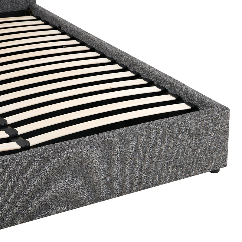 Pat dublu Dorma, cu depozitare, Diverse culori, 160x200 cm - Antracit | SKU: 279-000024 | Pat dublu Dorma, cu depozitare, 160x200 cm, varianta Antracit, produs pentru amenajarea locuinței, disponibil online în România la CasaMob