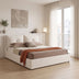 Crem | SKU: 279-000025 | Pat dublu Dorma, cu depozitare, 160x200 cm, varianta Crem, produs pentru amenajarea locuinței, disponibil online în România la CasaMob