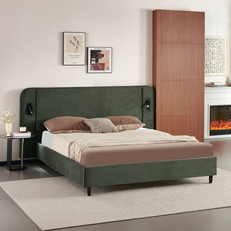 Pat dublu Fomo, Diverse culori, 160x200 cm - Verde | SKU: 279-000035 | Pat dublu Fomo, 160x200 cm, varianta Verde, produs pentru amenajarea locuinței, disponibil online în România la CasaMob