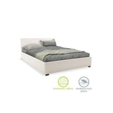 Pat dublu Norse PU cu spatiu de depozitare, 160x200 cm - Pat dublu Norse PU cu spatiu de depozitare, 160x200 cm