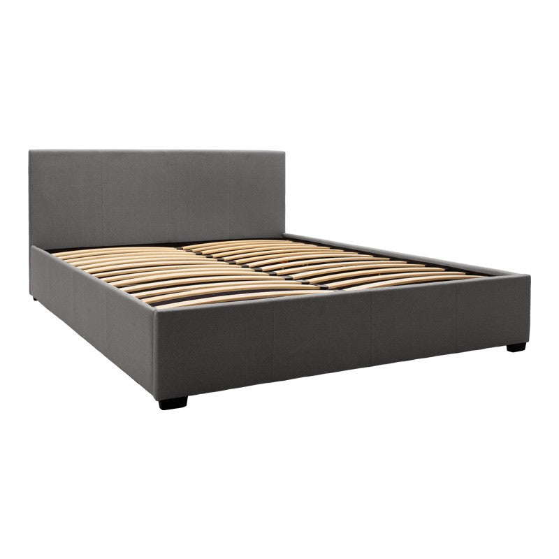 Antracit | SKU: 200-001775 | Pat dublu Norse-Resty, cu depozitare, cu saltea, 160x200 cm, varianta Antracit, produs pentru amenajarea locuinței, disponibil online în România la CasaMob