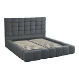 Pat dublu Pernant, cu depozitare, bouclé, Diverse culori, 160x200 cm - Antracit | SKU: 429-000004 | Pat dublu Pernant, cu depozitare, bouclé, 160x200 cm, varianta Antracit, produs pentru amenajarea locuinței, disponibil online în România la CasaMob
