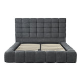 Pat dublu Pernant, cu depozitare, bouclé, Diverse culori, 160x200 cm - Antracit | SKU: 429-000004 | Pat dublu Pernant, cu depozitare, bouclé, 160x200 cm, varianta Antracit, produs pentru amenajarea locuinței, disponibil online în România la CasaMob