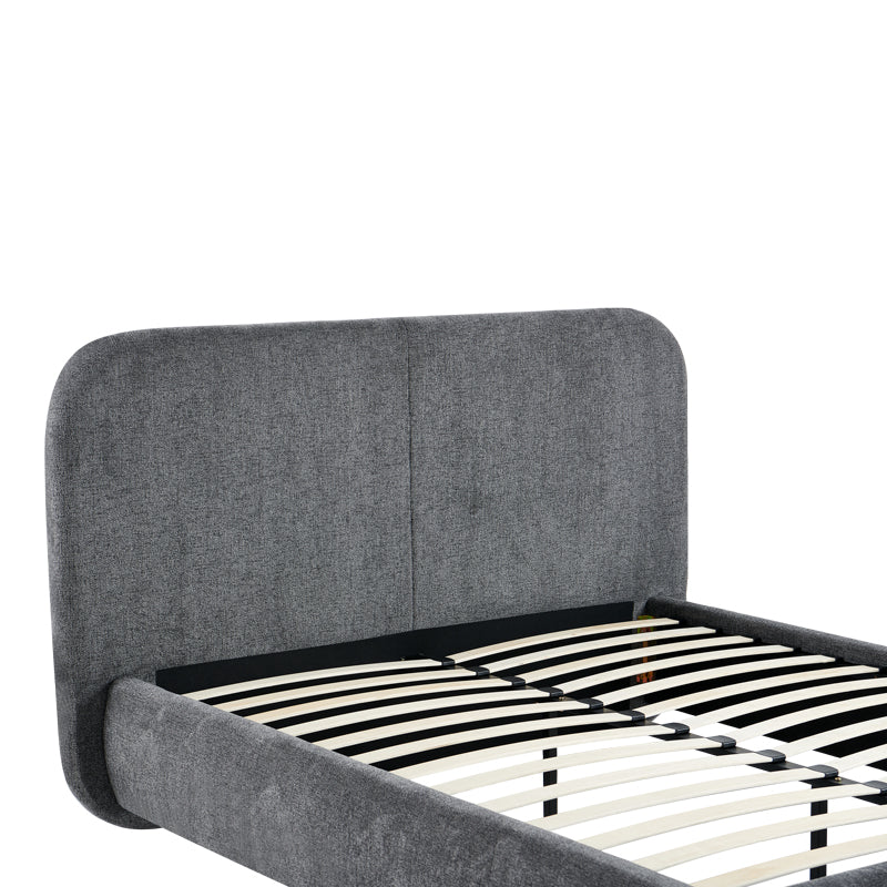 Gri | SKU: 279-000016 | Pat dublu Salena, 160x200 cm, varianta Gri, produs pentru amenajarea locuinței, disponibil online în România la CasaMob